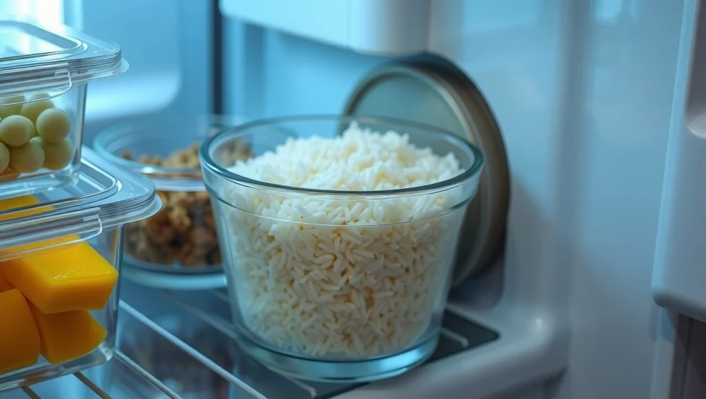 Hur länge håller kokt ris i kylen